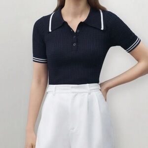 2/$10 Blue Polo Short Sleeve Shirt